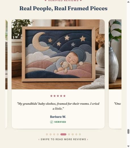 Sleeping baby fabric artwork