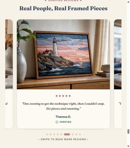 Lighthouse fabric artwork